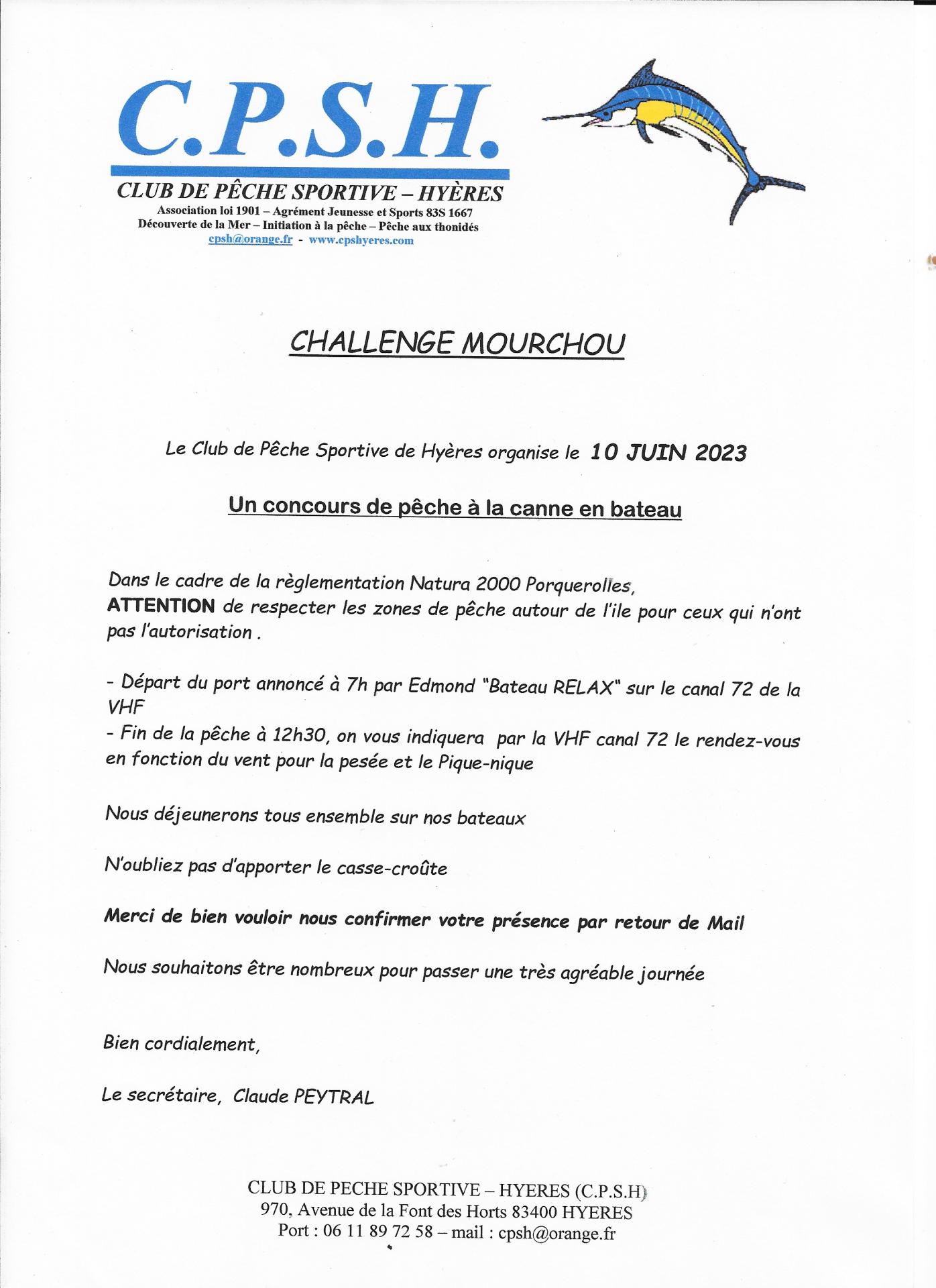 Challenge mourchou