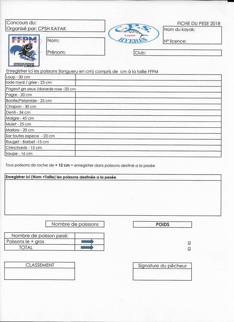 Fiche de pese cpsh 1